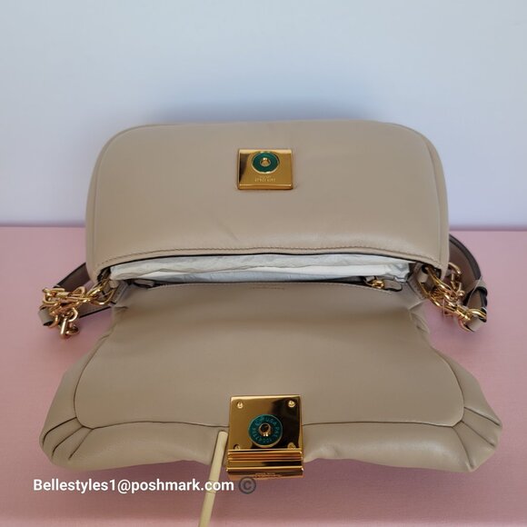 KATE SPADE Dakota Puffy Smooth Leather Convertible Crossbody Bag- Feather🎈$248⭐ - Picture 12 of 16
